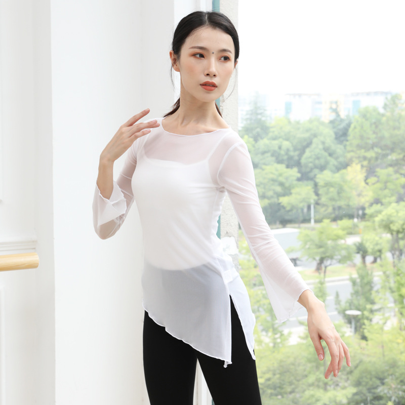 Haut de danse du ventre latine orientale en maille pour adultes, chemisier Transparent, chemise, Costume à vendre, vêtements de danse pour femmes, vêtements de danseuse
