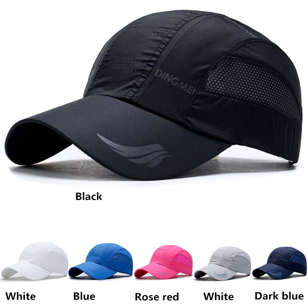 Casquette de baseball unisexe à séchage rapide, respirante, pour la course, le golf et le tennis