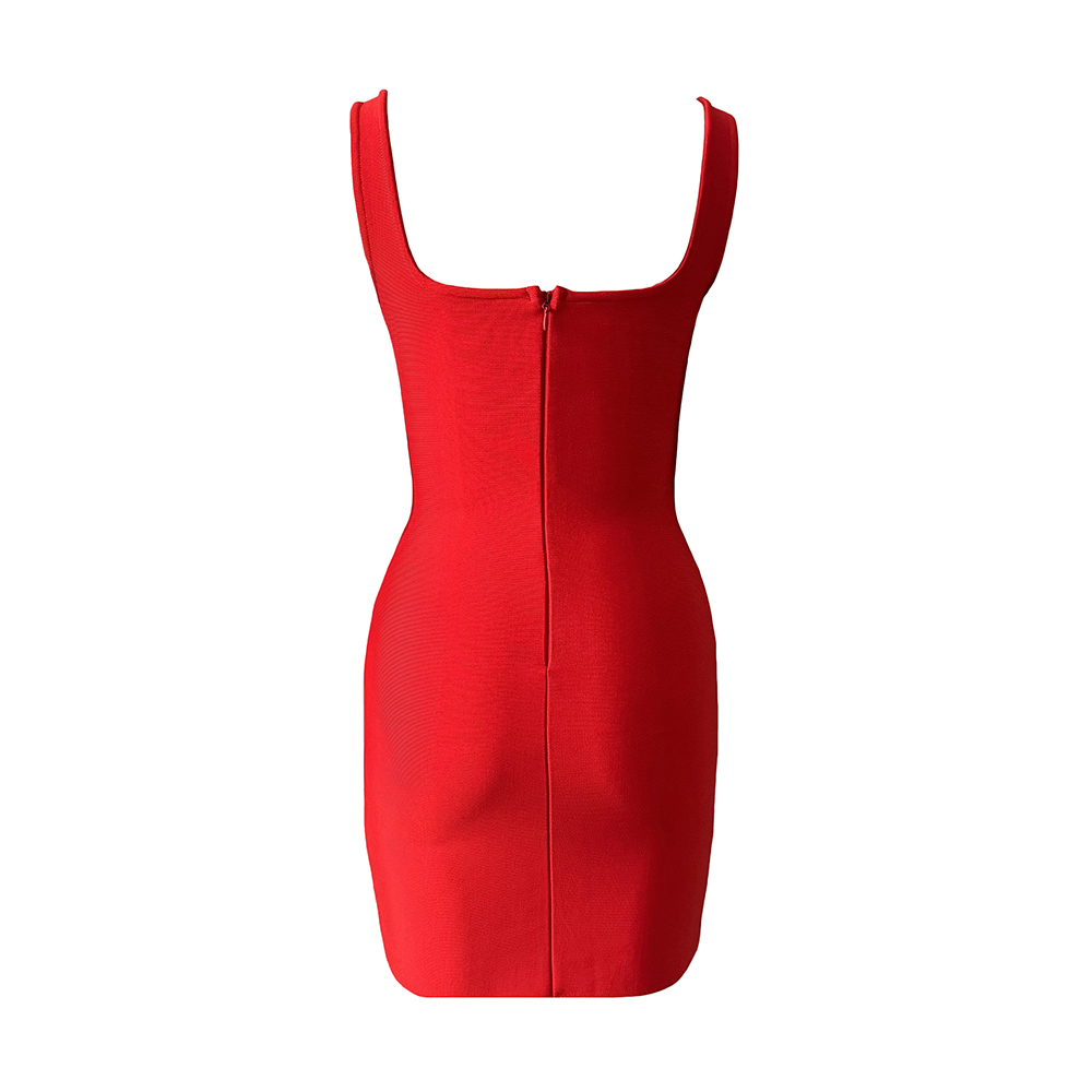 Femmes Sexy sans manches robe de pansement mode perles gland vêtements Club fête robes moulantes