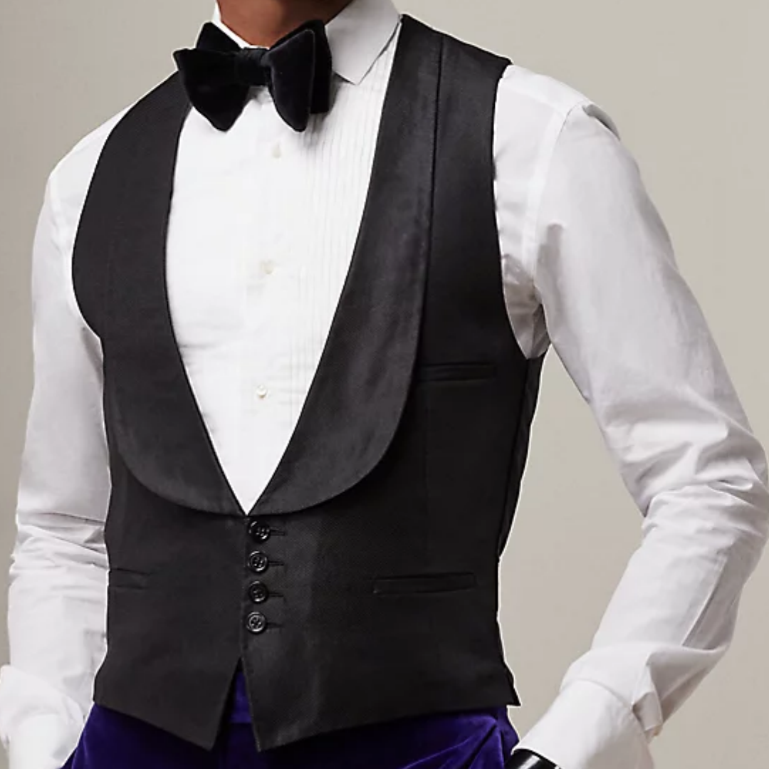 Gilet blanc avec revers pour hommes, gilet solide à bouton unique pour fête de mariage, Banquet, travail d'affaires, costume décontracté quotidien pour hommes