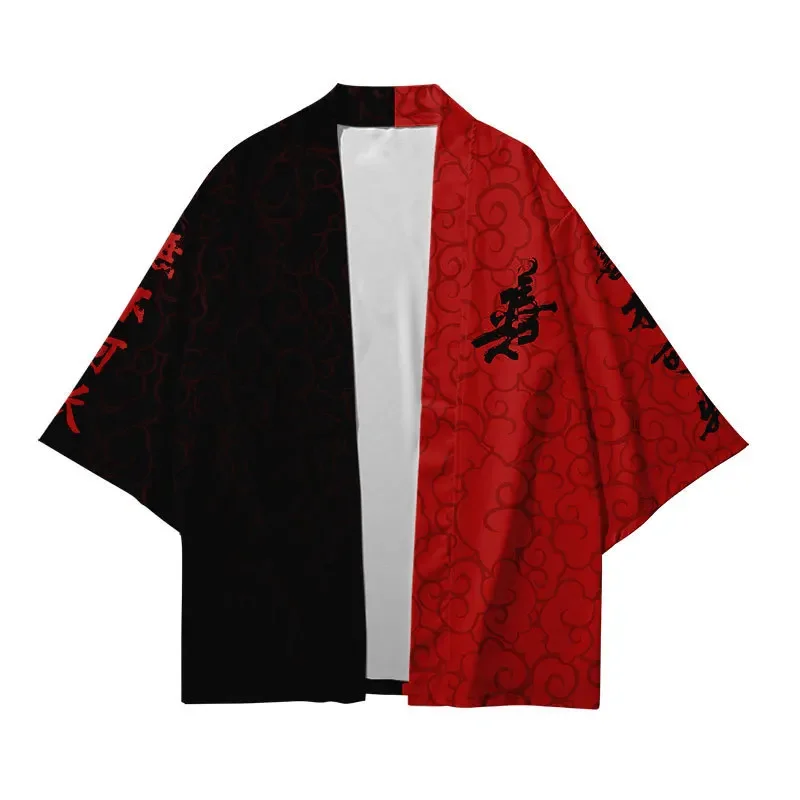 Kimono Harajuku Haori d'été, style streetwear chinois, costume de cosplay samouraï, kimono japonais pour hommes, yukata 2024 pour femmes