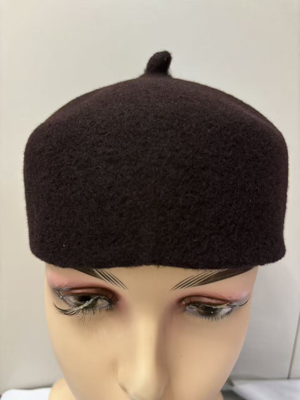 Chapeaux ethniques africains pour hommes, 100% feutre de laine, blancs et rouges, chapeaux de travail, chapeaux fedora pour tous les jours, chapeau épais de haute qualité, grande taille