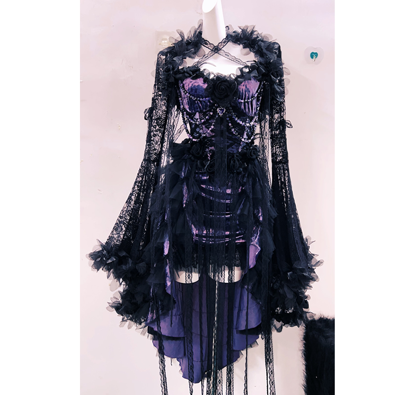 Robe formelle unique y2k robe formelle robe formelle gothique Harajuku robe formelle vintage robe formelle vêtements gothiques vêtements y2k