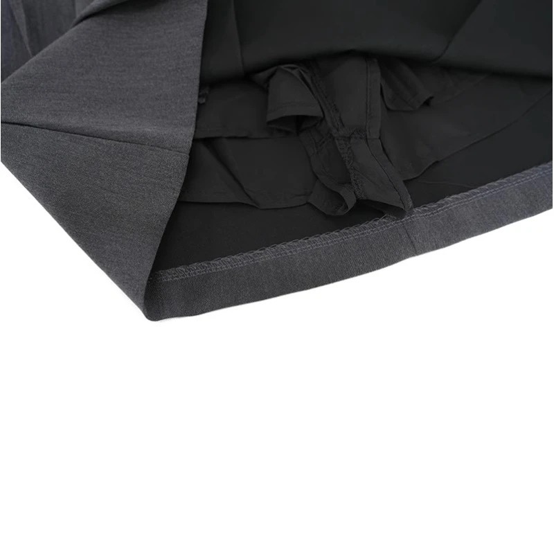 Jupe plissée taille haute pour femme, style A-line, avec détail nœud papillon, mini-jupe d'été