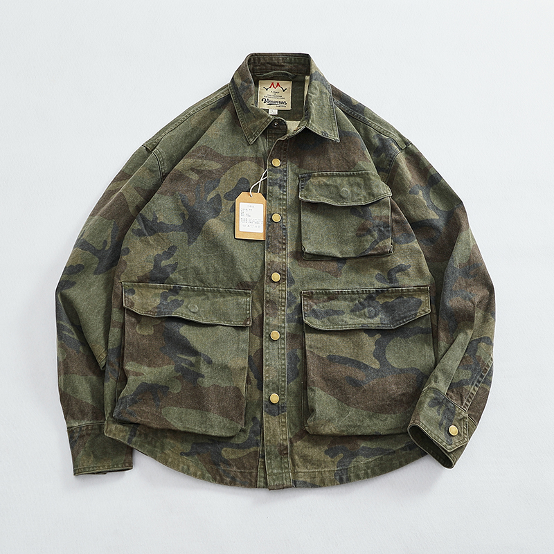 Solomon-Chemise Cargo Décontractée pour Homme, Manteau d'Automne, Grande Poche, Fonction, Veste d'Extérieur Élégante, Nouvelle Collection