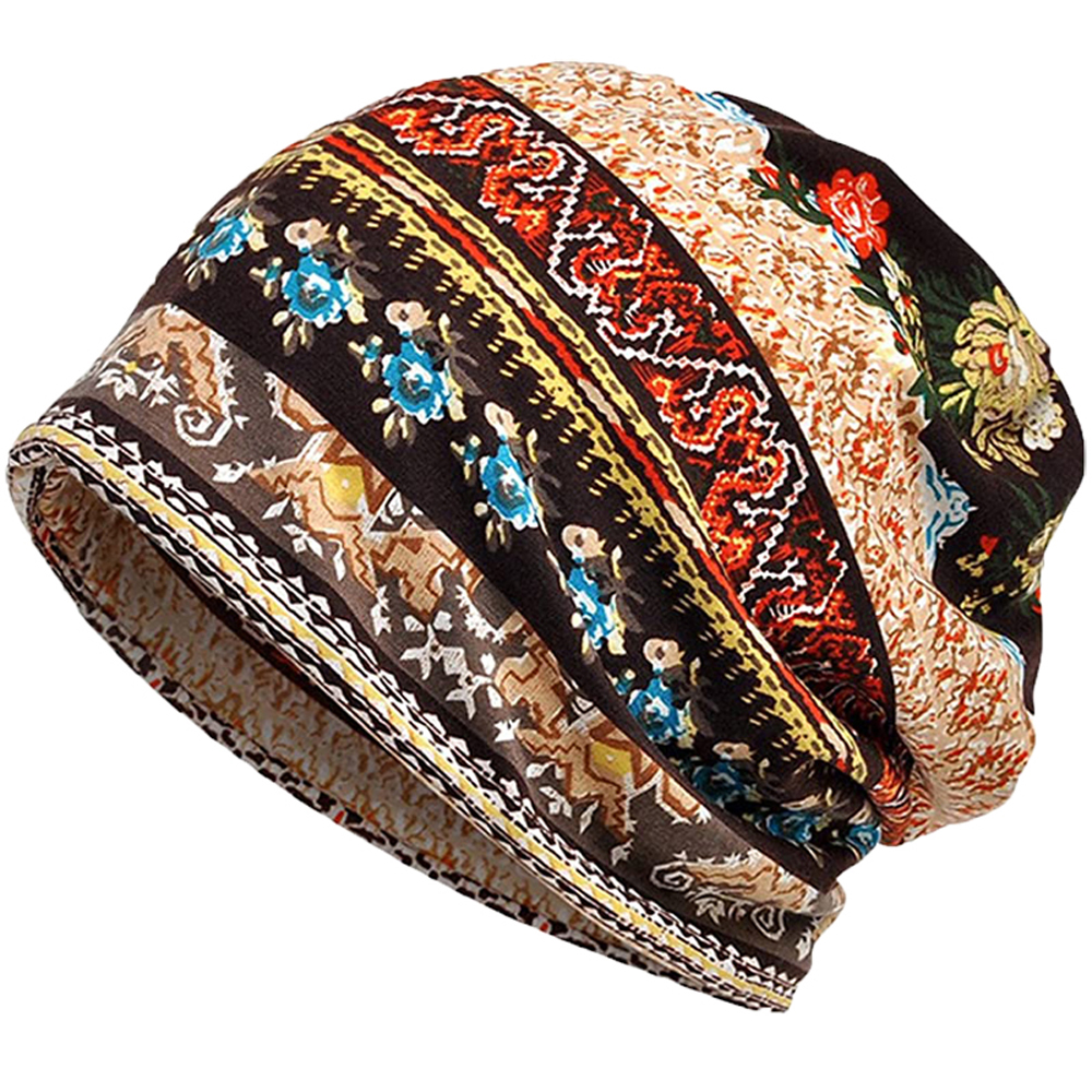 Bonnet de Chemo Baggy Slouchy pour Femme, Bonnet de Sommeil, Bonnet Tête de Mort