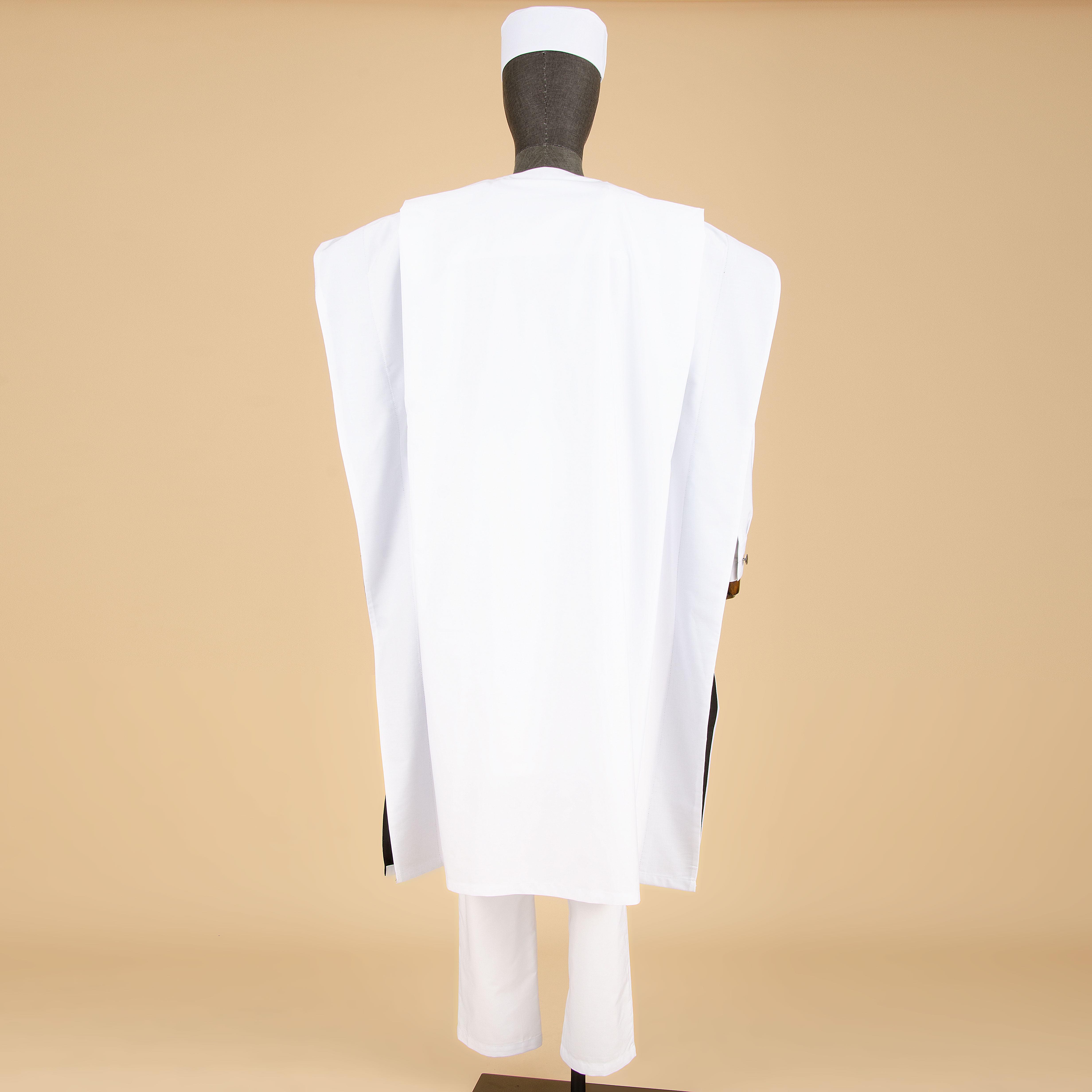 AFRIPRIDE-Vêtements africains pour hommes, Agbada, Robe Dashiki, Chemises Ankara, viser, Chapeau tribal, Tenues de soirée de mariage, 4 pièces, A1816011
