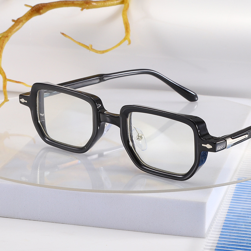 Lunettes carrées Vintage, monture unisexe ultralégère, haute définition, Anti lumière bleue, lentille transparente, lunettes optiques