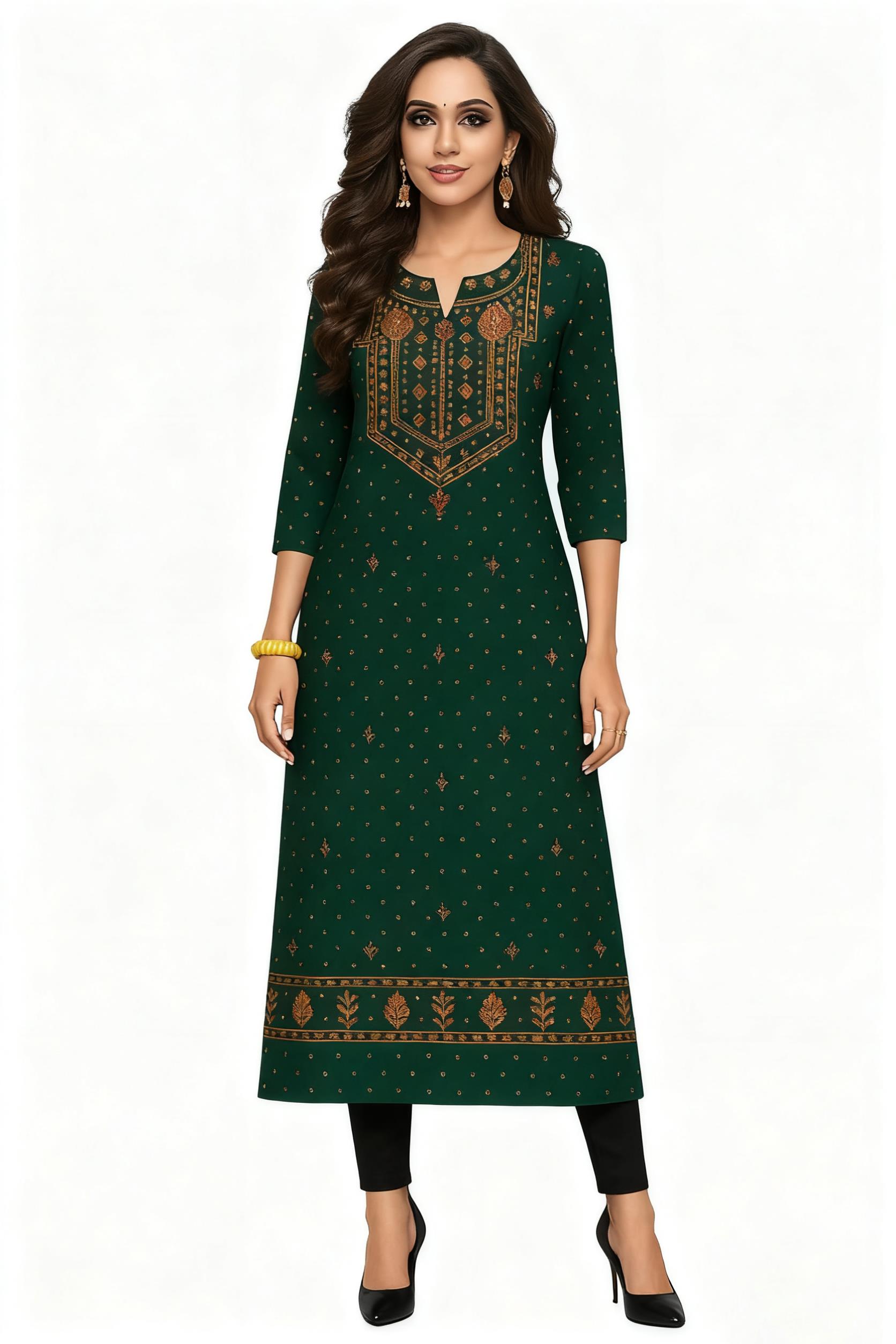 Style National femmes musulmanes Kurtta tenue décontractée ourlet fendu droit décontracté ethnique Mandarin 3D Design Abito Donna turc Abaya