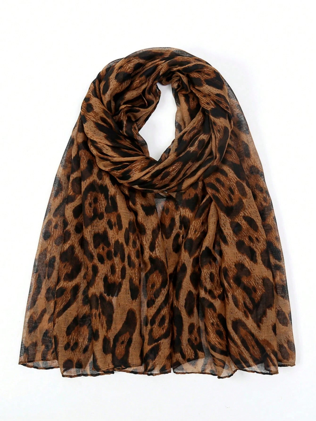 Foulard Hijab léopard pour femmes, bandeau Bandana Vintage de luxe pour plage, mouchoir de 180cm de Long, accessoires musulmans bohème, nouvelle collection 2024