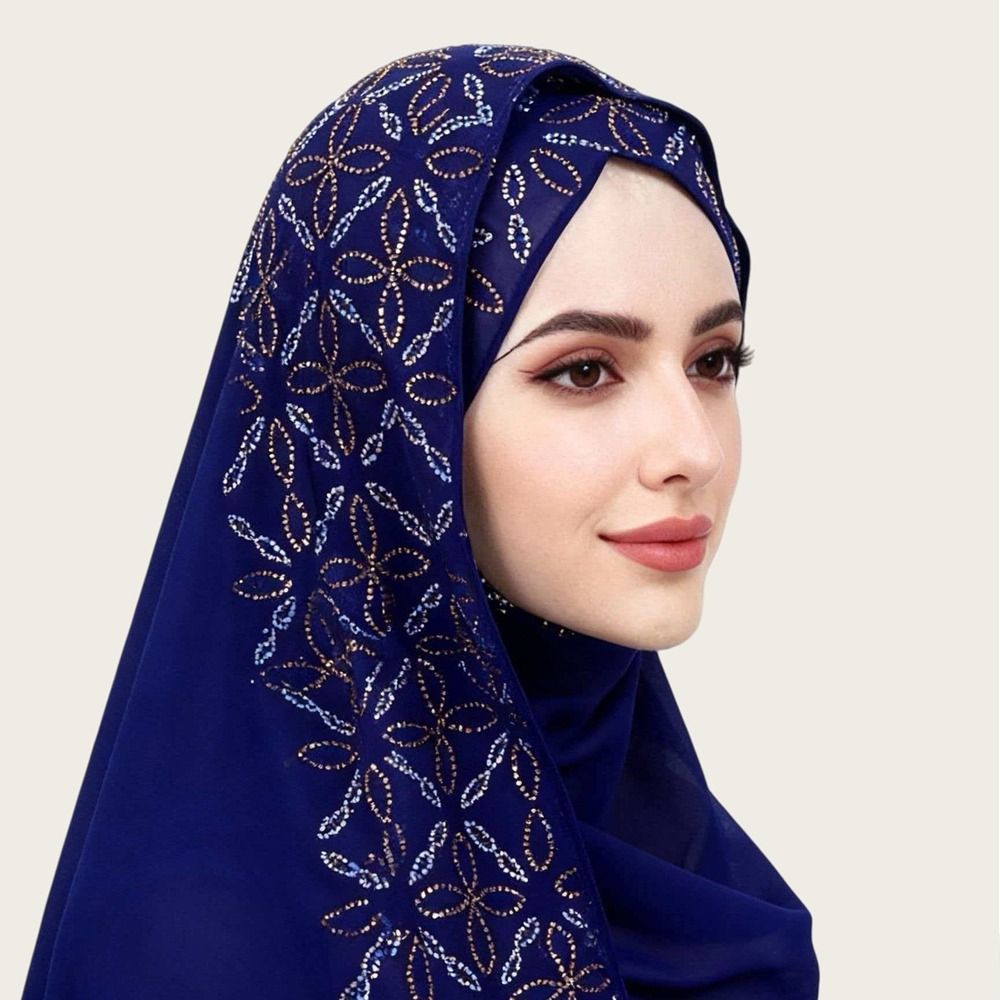 Nouveau turban instantané en mousseline de soie, couleur unie, respirant, châle islamique froissé, hijab uni à couverture intégrale