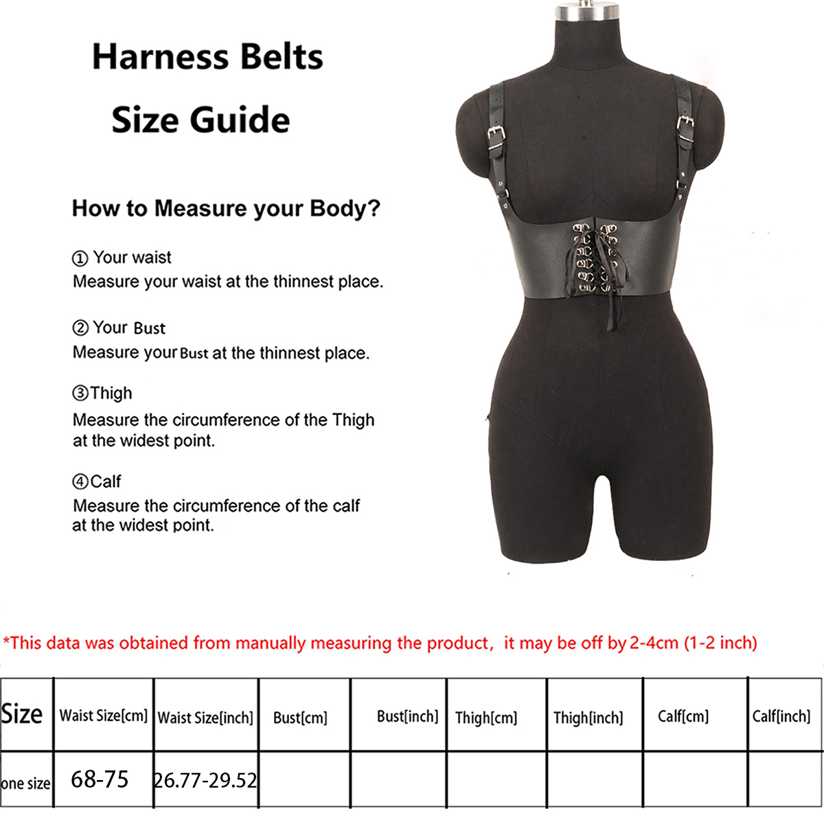 Ceinture Punk en cuir pour femmes, harnais de taille à épaule, bretelles décoratives, accessoires pour vêtements gothiques