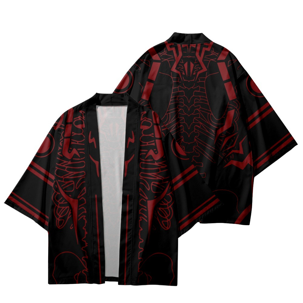 Kimono à Imprimé de Modules de Mode Japonaise pour Homme et Femme, Cardigan de Plage Décontracté, Cosplay Haori, Vêtements Asiatiques, Grande Taille