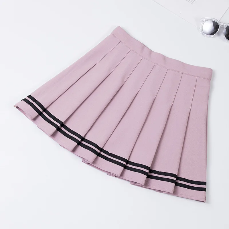 Mini jupe plissée Harajuku de style coréen pour femmes, tenue de sport, de tennis, de golf athlétique, de course, d'entraînement