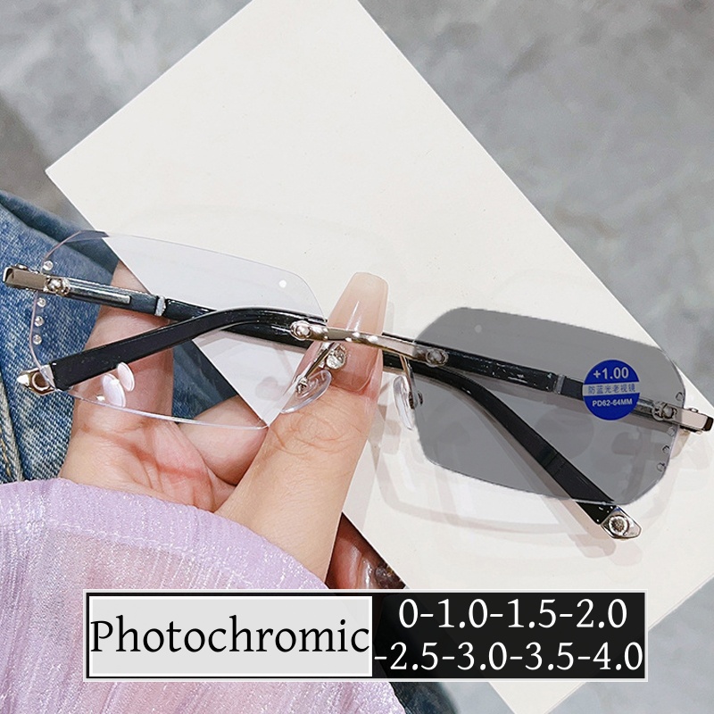 Lunettes de soleil photochromiques intelligentes pour hommes, lunettes de myopie, 2 en 1, unisexe, moins, délinquants, 0-1.0-1.5-4.0