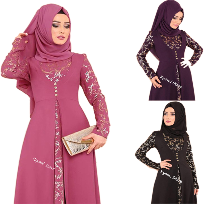 Robe Hijab pour femmes musulmanes, abaya, turquie, arabe, caftan, dubaï, kaftan, marocain, grande taille