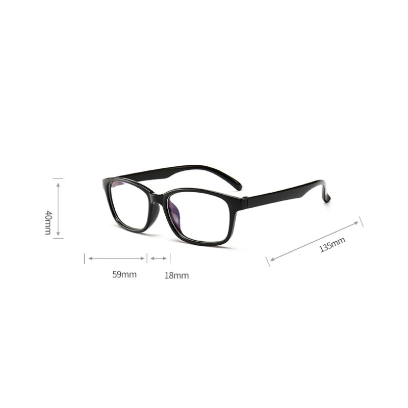 Lunettes de myopie à monture noire-1.0 -1.25 -1.50 -1.75 -2.0 -2.5 -3.0 -4.0 femmes hommes fini lunettes de vue courte