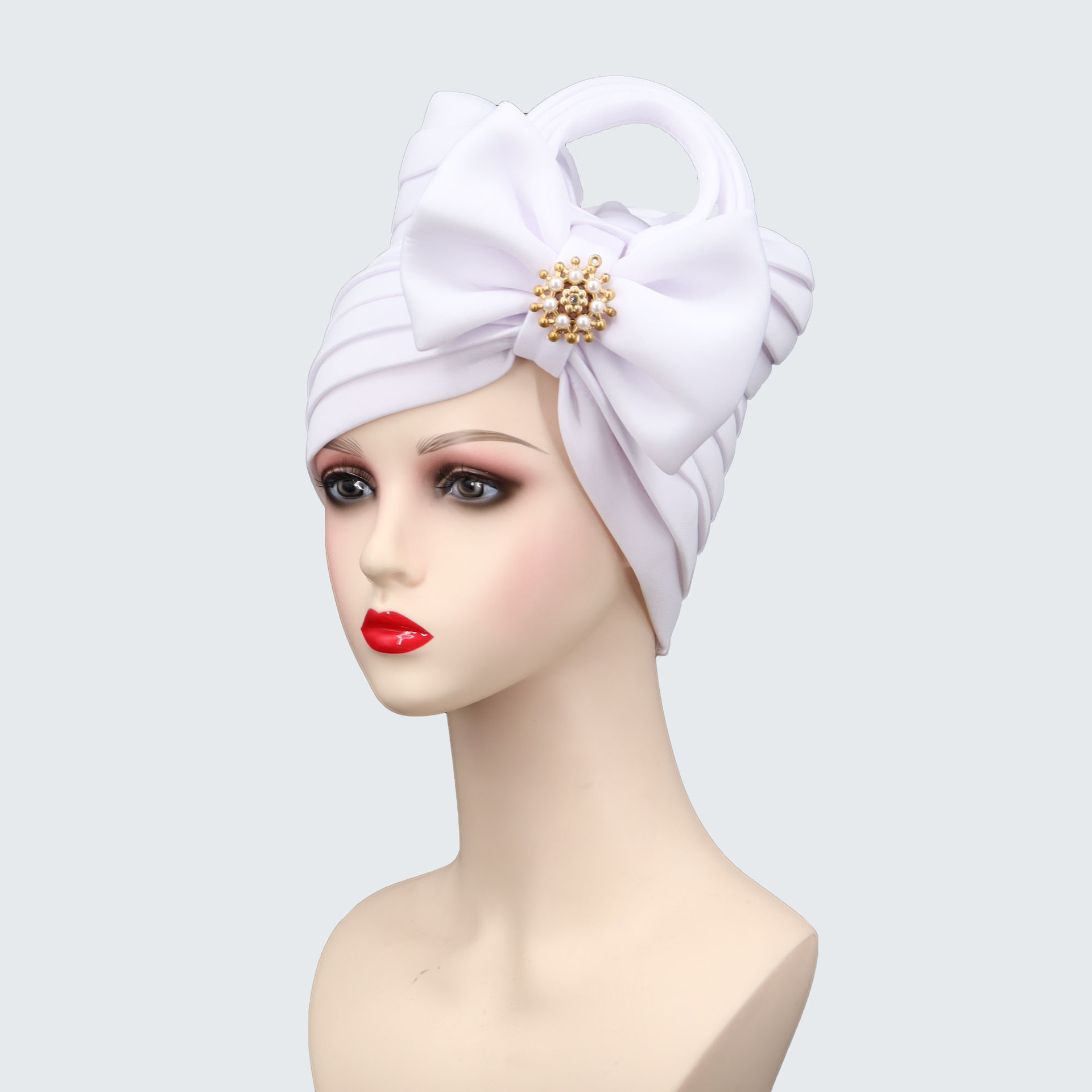 Cravate de sauna africaine multicouche pour femmes, turban en diamant, casquettes nigwin, Gele de mariage, écharpe de sauna musulmane, bonnet féminin, couvre-chef