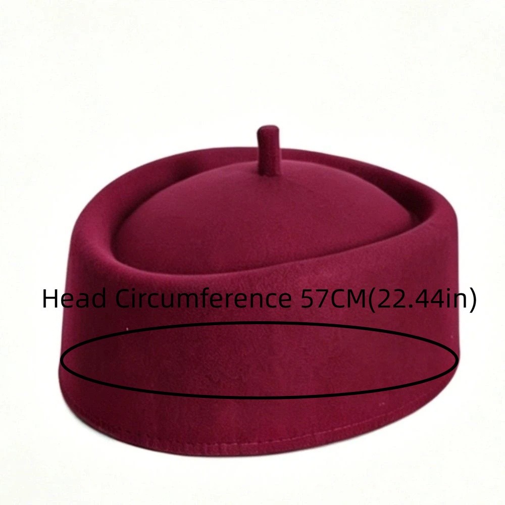Chapeaux de prière ethniques traditionnels pour mariage, mode culturelle, chapeaux de prière pour l'Aïd, élégants bérets en feutre de coton pour la danse de rue