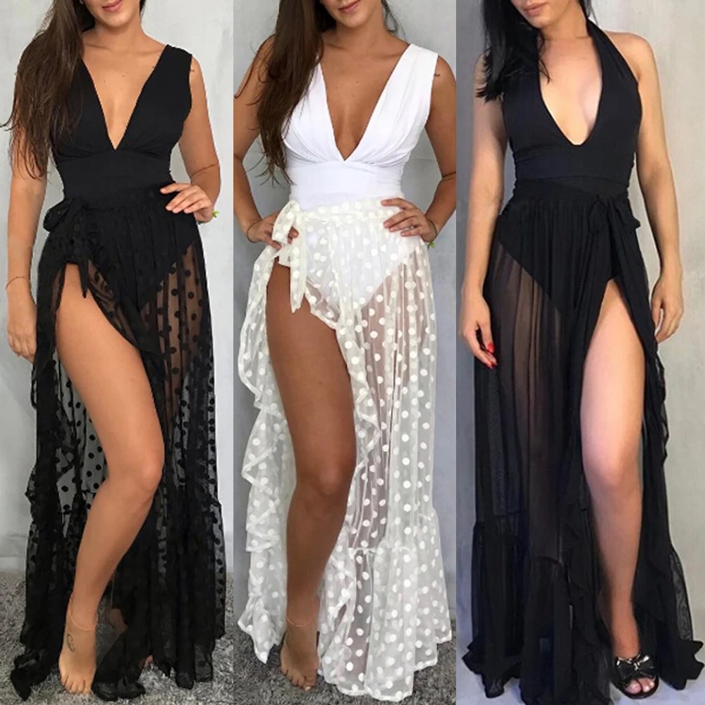 Jupe de plage en maille transparente pour femmes, couverture de maillot de bain, enveloppe extérieure de bikini, châle de vacances bohème pour les vacances en bord de mer