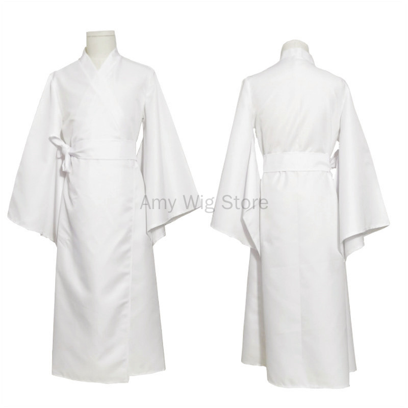 Robe Yukata blanche pour hommes et femmes, Kimono traditionnel japonais, sous-vêtements intérieur Nagajuban, Costume Noragami Yukine
