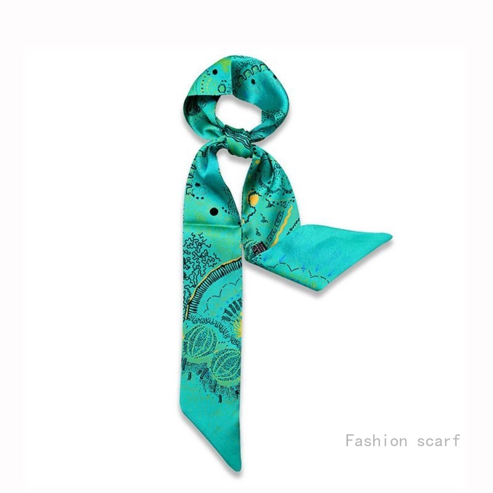 Petite écharpe à bande étroite pour femmes, sac à cravate, ceinture, ruban, poignée de levage, sac à main enveloppé, ceinture, bandeau, décoration, vente en gros
