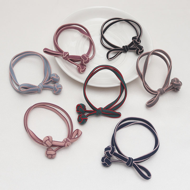 Bandes élastiques en caoutchouc pour cheveux pour femmes et filles coréennes, chouchou, qualité, durable, gomme, cravates, cadeau de Noël, bain