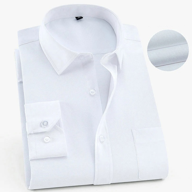 Plus grande taille 9XL 8XL 7XL hommes décontracté à manches longues chemises coupe ajustée mâle d'affaires sociales robe chemise marque de mode couleur unie
