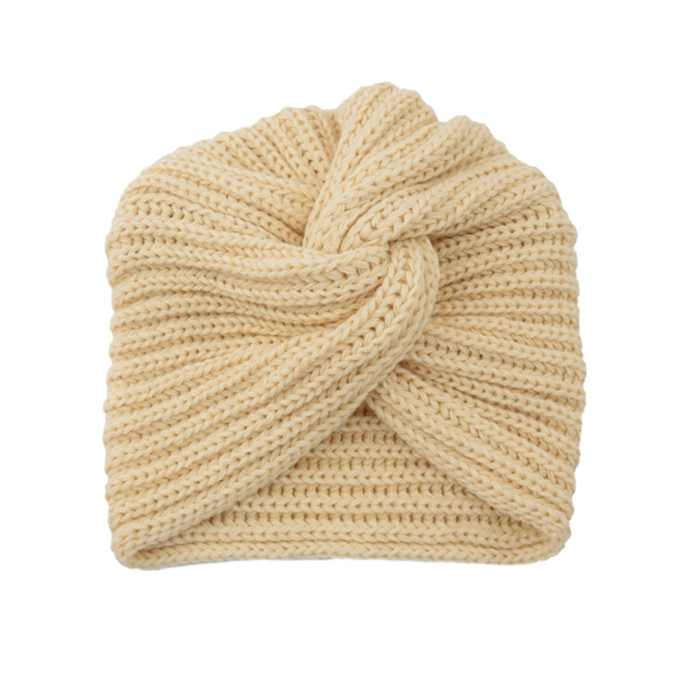 Chapeau Turban tricoté pour femmes, bohémien, cachemire, tête enveloppante croisée, Bonnet en laine indienne