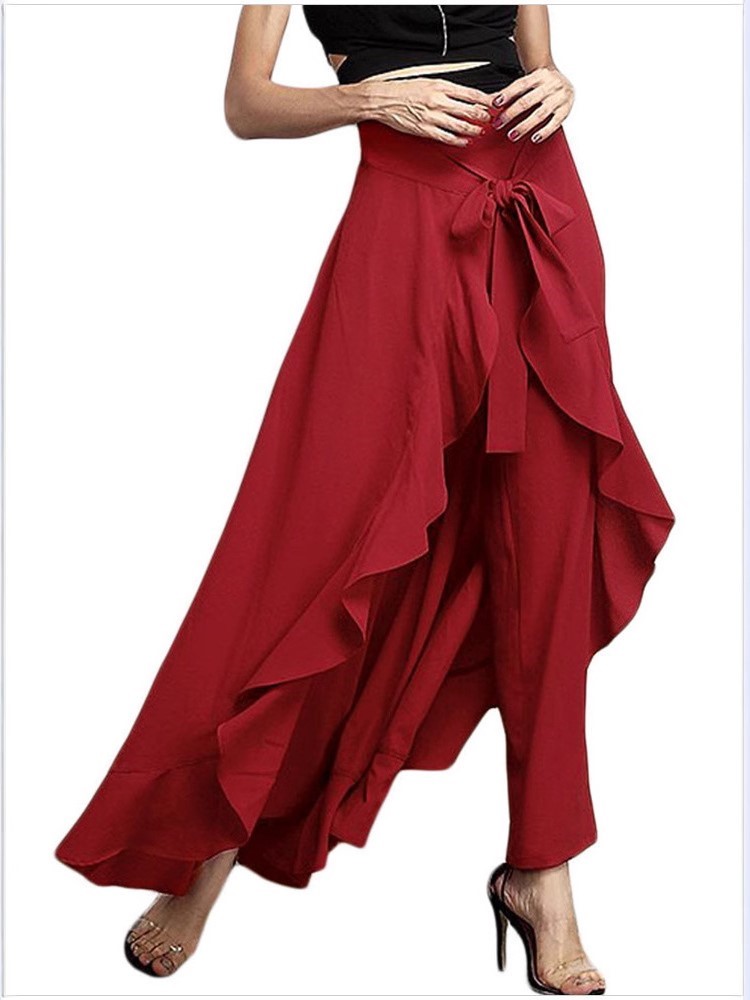 Jupe-pantalon polyvalent taille haute pour femmes, jambes larges, nouvelle personnalité, Style de rue, pantalon de transport Simple, printemps et été