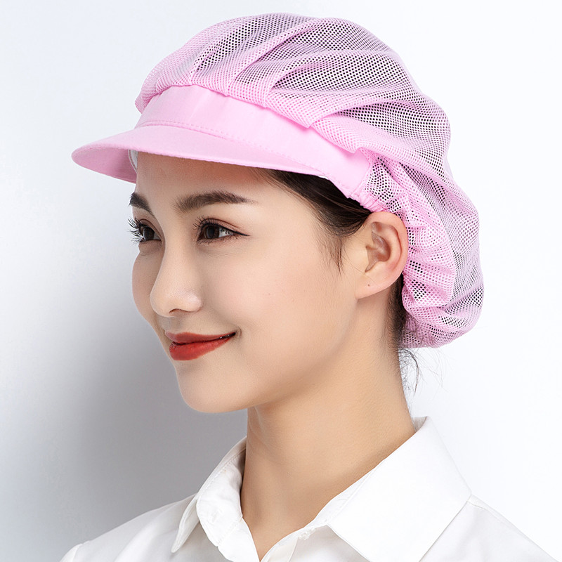 Chapeau de cuisine en maille pour Service alimentaire, 2 ou 5 pièces, chapeaux de travail élastiques pour restauration, couvre-cheveux pour femmes et hommes, chapeau d'atelier