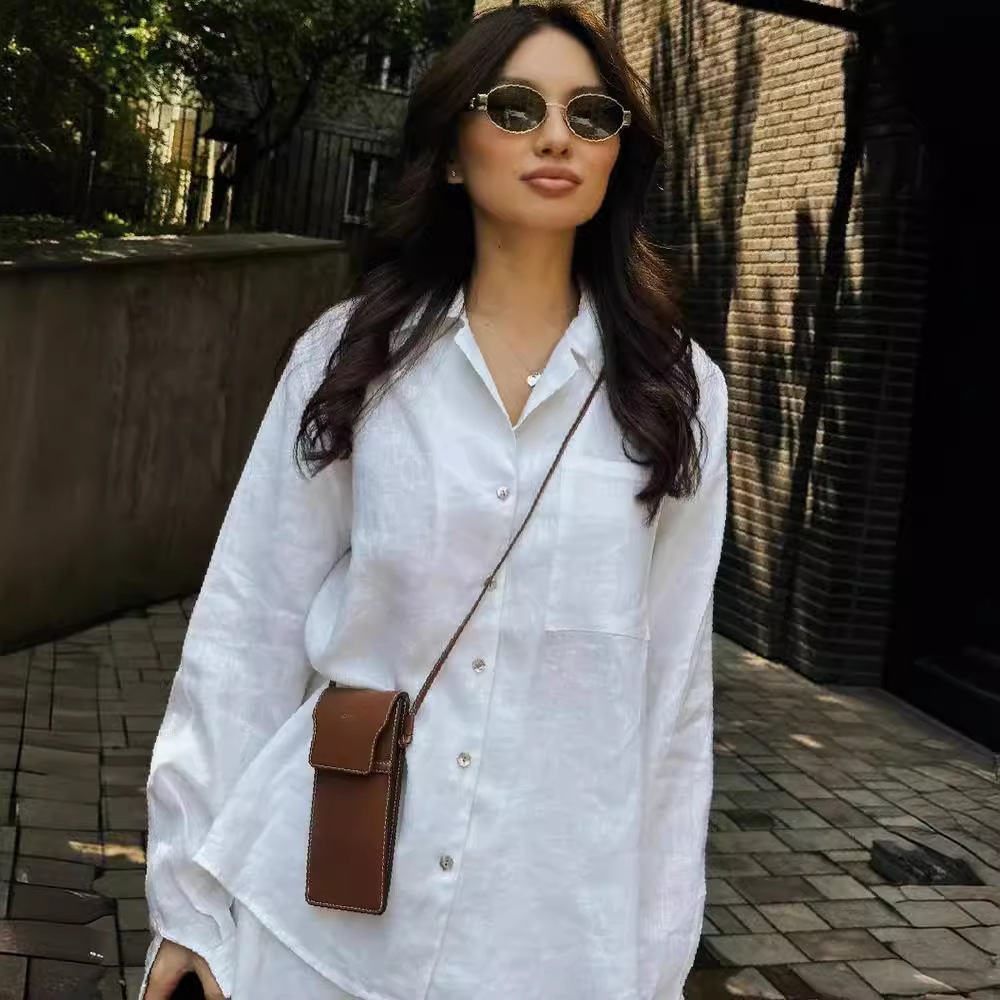 Ensemble 2 pièces pour femmes, chemisier, jupe longue, poches, haut à simple boutonnage, jupes arabes musulmanes, tenues maroces, dubaï, Ensemble décontracté