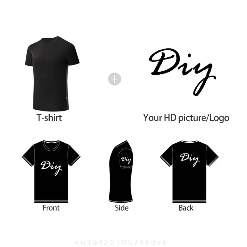 T-shirt personnalisé sport pour hommes et femmes, création sur mesure selon votre photo ou logo, hauts 100% coton, tailles M-5XL 6XL 7XL 8XL, camping