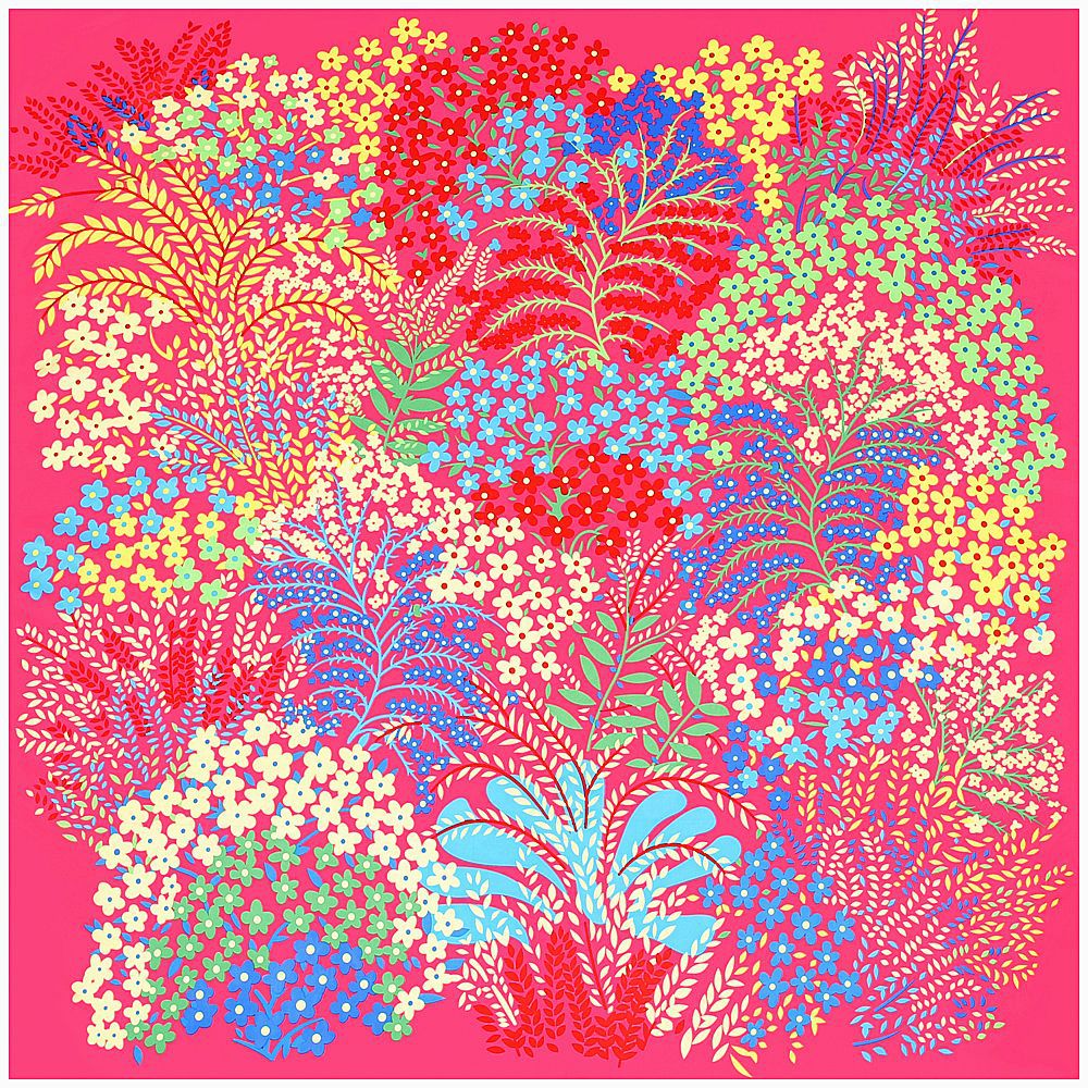 Foulard carré de marque 130cm pour femmes, 100% soie, nouveau Design Pashmina, petite fleur, châle Bandana, foulard, 2023