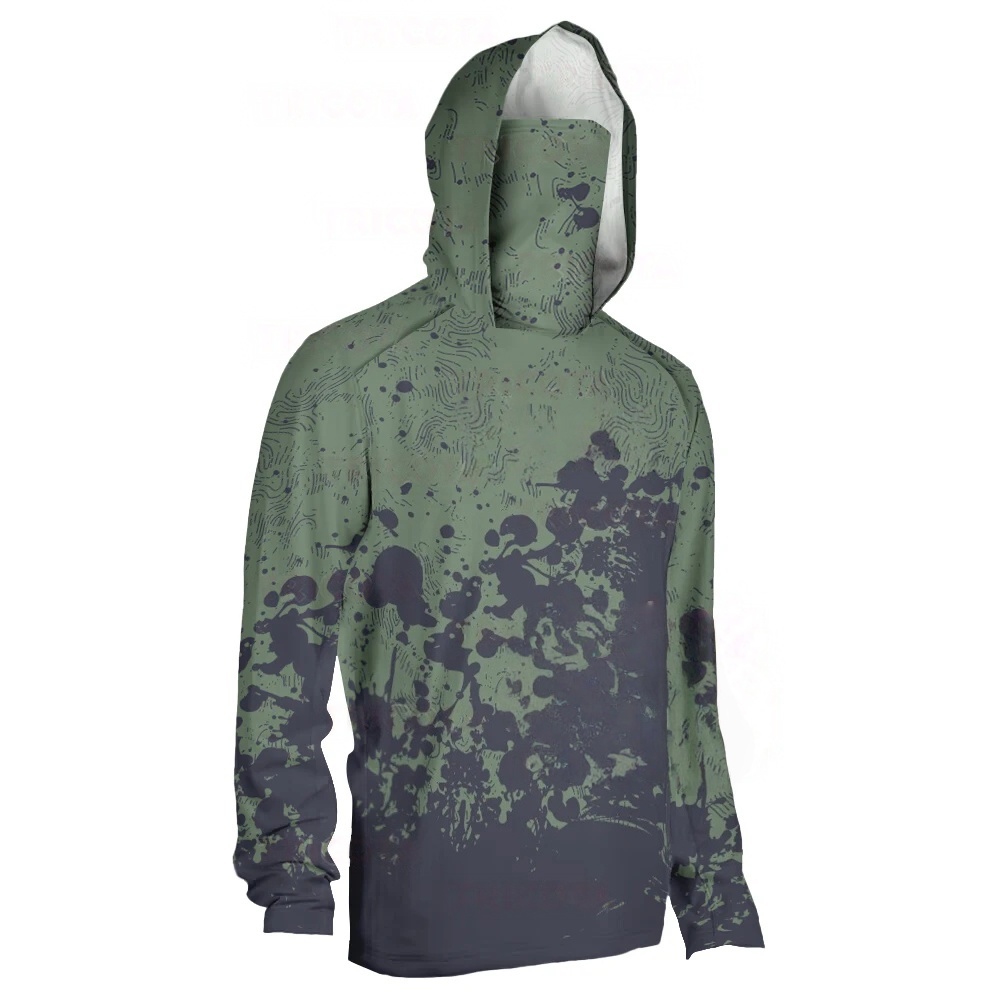 Chemise de pêche à manches longues pour homme, vêtements de pêche, protection UV