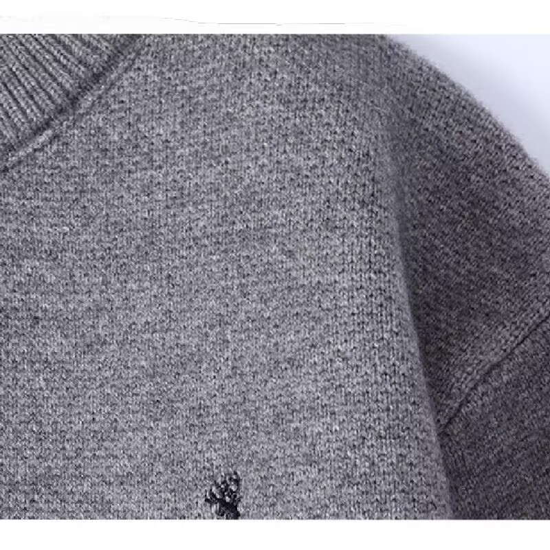 Cardigan en tricot pour hommes, Style court, pull décontracté, coupe régulière, ouvert sur le devant, pour un usage quotidien, automne