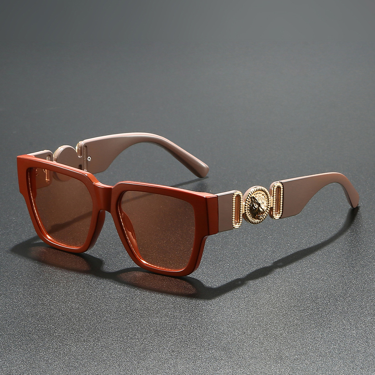 2025 lunettes De soleil De luxe femmes nuances carrées tête De léopard voyage décontracté couleur Patchwork lunettes De soleil Gafas De Sol