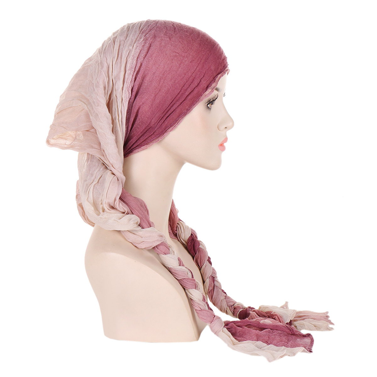 Musulman intérieur Hijab Turban femmes pré-attaché longue queue foulard enveloppement chimio casquette bonnets Bonnet foulard extensible chapeaux chapeau Mujer