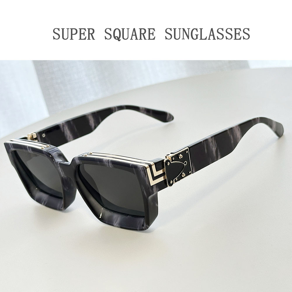 Nouvelles lunettes de soleil tendance pour hommes lunettes de soleil carrées en plein air lunettes de vacances Vintage Lentes Oculos lunettes de soleil design Gafas Lunette