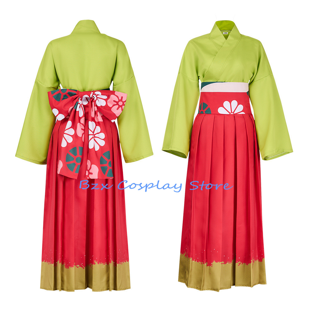 Ekick Anime Cosplay Costume pour femme, salle de sport Leader, uniforme Kimono, robe, ensemble de fête d'Halloween, 03