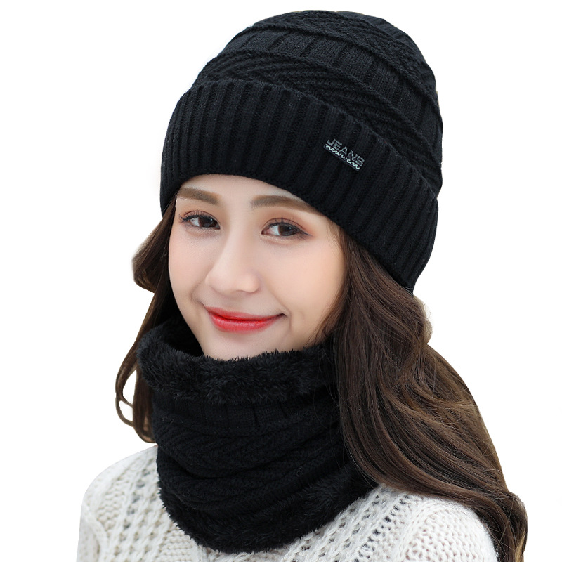 Chapeau: marée d'hiver chaude, automne et hiver, chapeau en laine, chapeau tricoté en polaire, casquette d'oreille de cyclisme coréenne