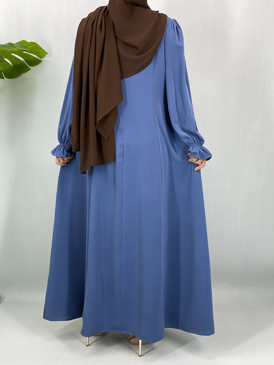 Abaya de luxe pour femmes musulmanes, robe modeste, kaftan, kebaya, vêtements islamiques, robe caftan marocain, femme musulmane, pour l'Aïd du Ramadan