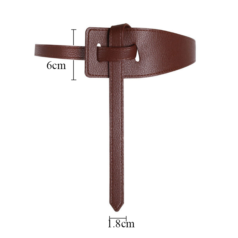 Ceinture corset en cuir large pour femme, ceinture fine nouée, ceinture noire, jupe manteau, accessoires vestisensféminins, mode, 118cm
