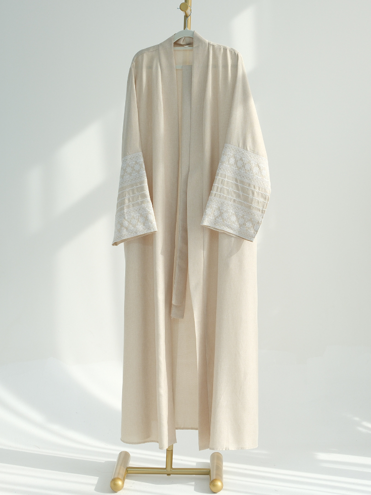 Abaya musulmane brodée Eid pour femmes, robe de Ramadan, abayas marocains à lacets, caftan islamique, cardigan arabe de Dubaï, robe longue, 2024