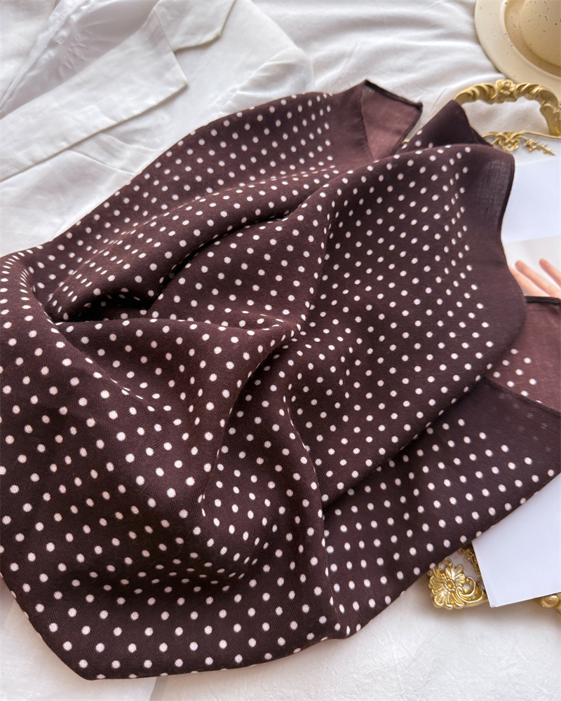 Marque de luxe châle carré écharpe pour femmes coton lin Hijab mode enveloppes foulard femme bandes de cheveux ruban bandeau Bandana