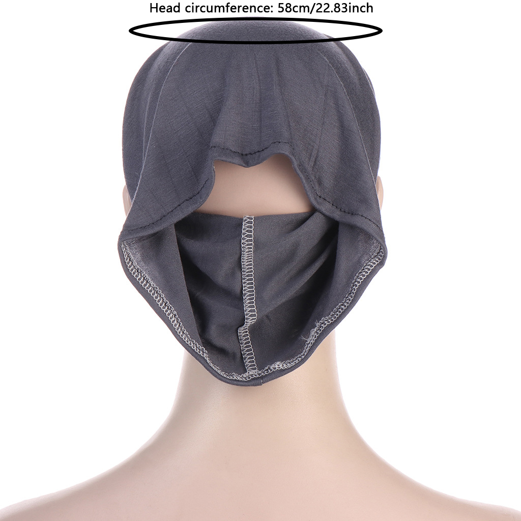 Nouveau sous-hijab musulman pour femme 2026 avec trou pour les oreilles, bonnets hijab, bandanas, sous-bonnets pour hijabs, sous-foulards, bandeaux islamiques