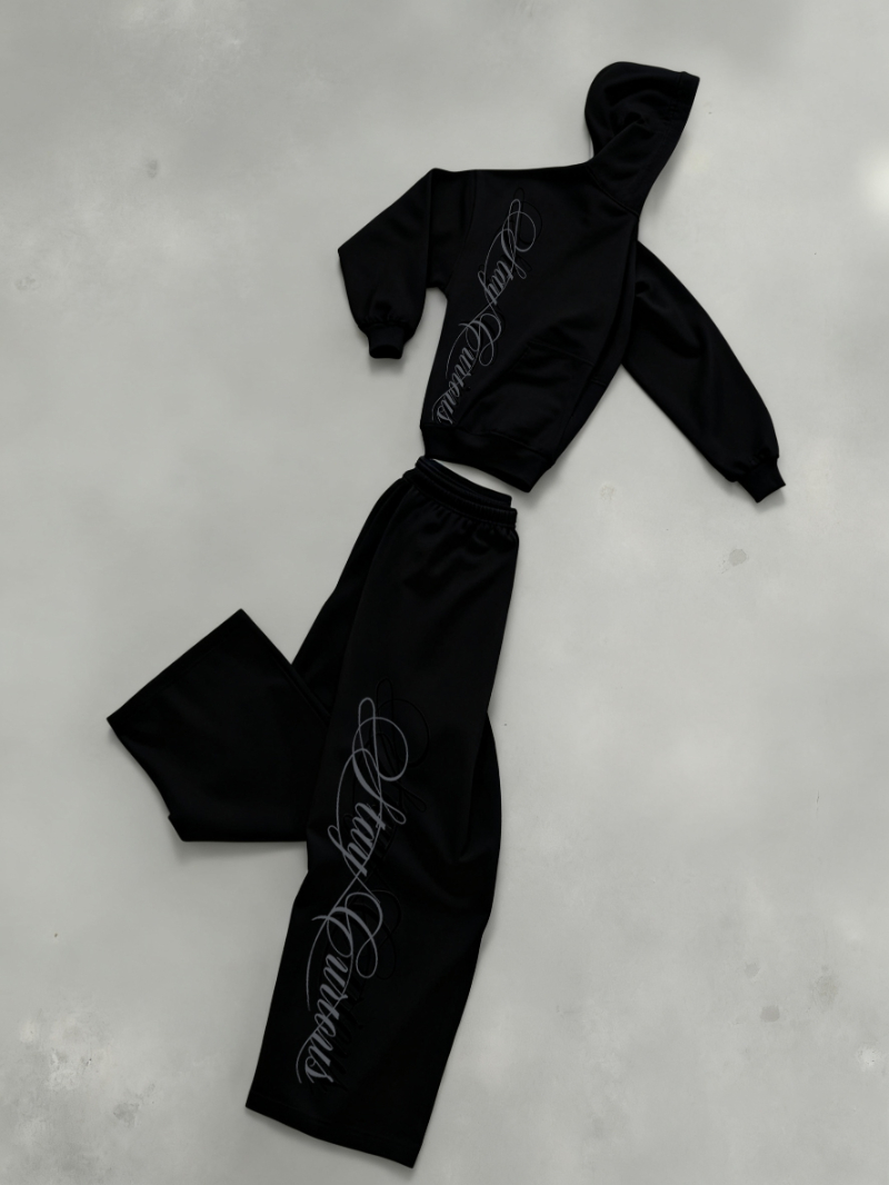 Ensemble décontracté imprimé pour homme, composé d'un sweat à capuche et d'un pantalon de jogging imprimé, avec taille élastique, cordon de serrage, coupe régulière, pantalon de jogging décontracté
