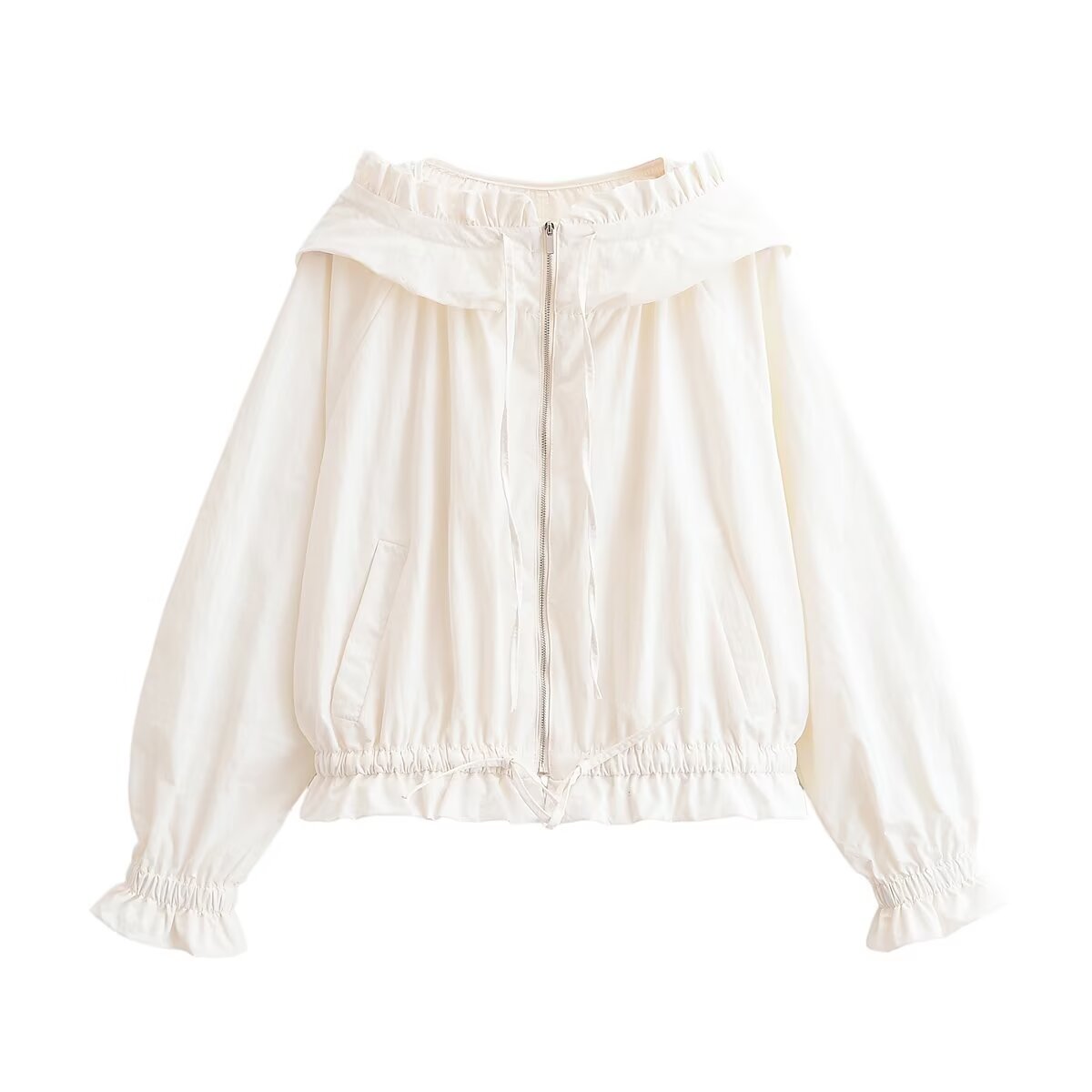 Vestes pour femmes avec capuche, manteaux à manches longues, hauts décontractés amples avec fermeture éclair, collection 2026 Zartins