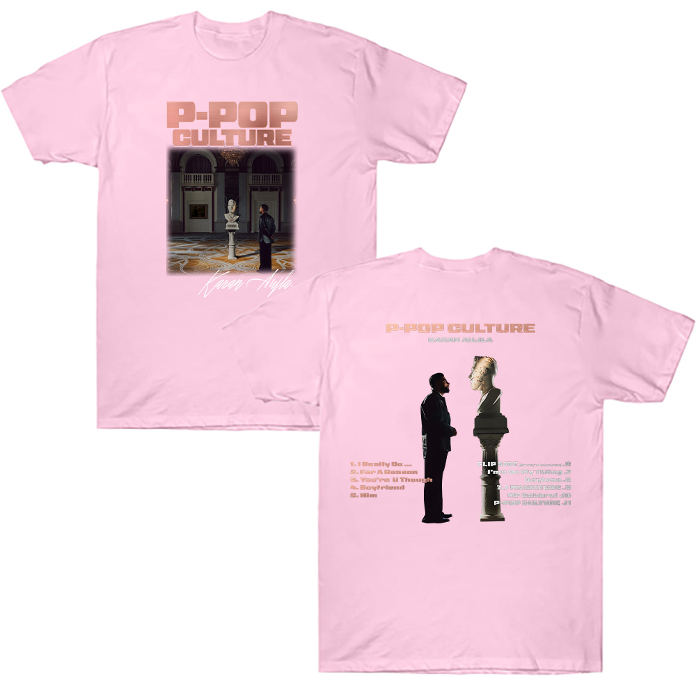 Karan Aujla Merch T-Shirt Karan Aujla P-POP Culture graphique T-Shirt femmes hommes à manches courtes décontracté coton col rond respirant T-Shirt
