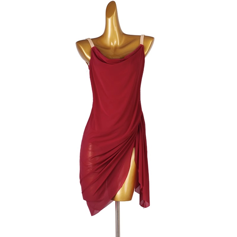 Costume de concours de danse latine pour femmes, vêtements de Performance, robes de scène pour femmes, vêtements de danse pour filles, haut, jupe pour femmes